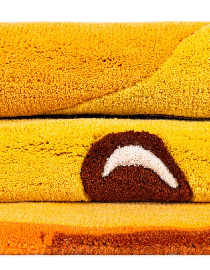 Detail image of  4' 1 x 4' 1 Playtime Kids Wool Freeform Rug