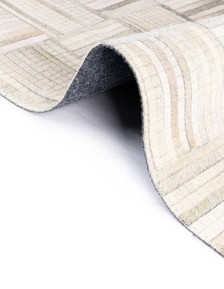 Detail image of  2' x 3' 1 Cowhide Leather Rug