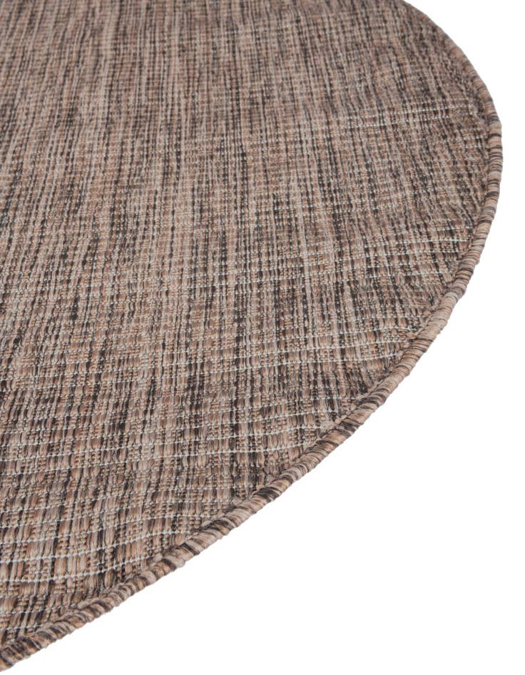 Detail image of  4' 1 x 6' 1  Washable Solid Indoor / Outdoor Oval Rug