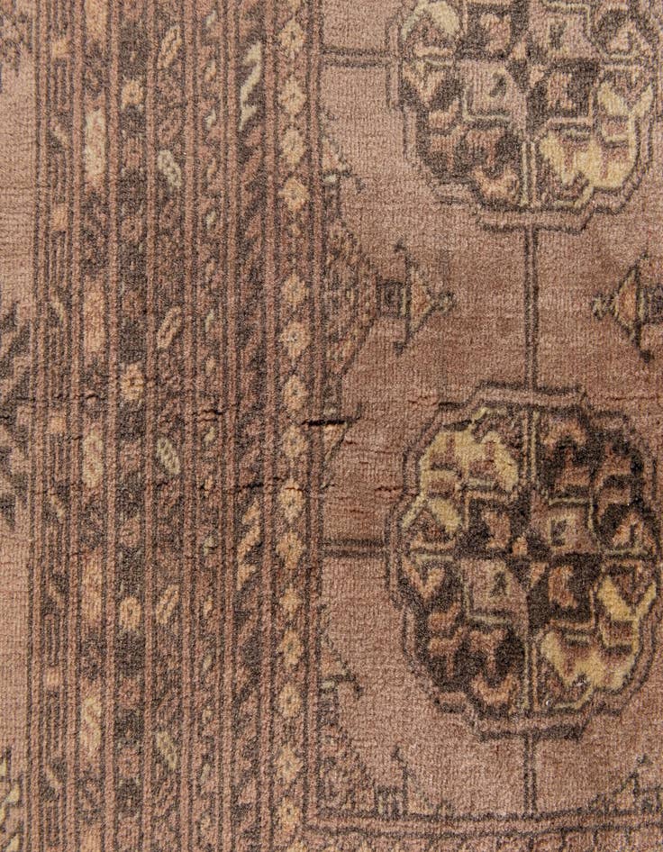 Detail image of  3' 10 x 6'  Hand Knotted Afghan Akhche Oriental Wool Rug