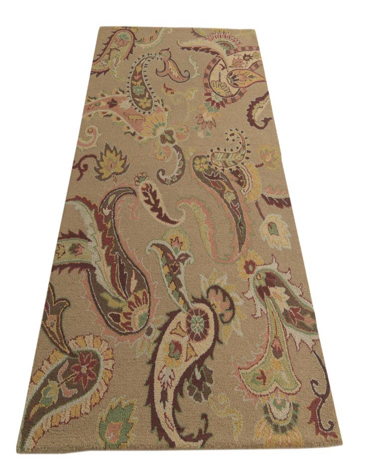 Detail image of  5' x 8' Agra Wool Rug