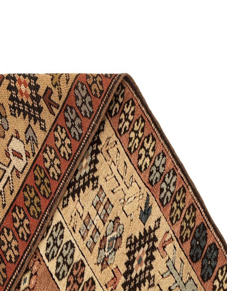 Detail image of  3' 8 x 6' 1  Hand Knotted Anatolian Wool Rug