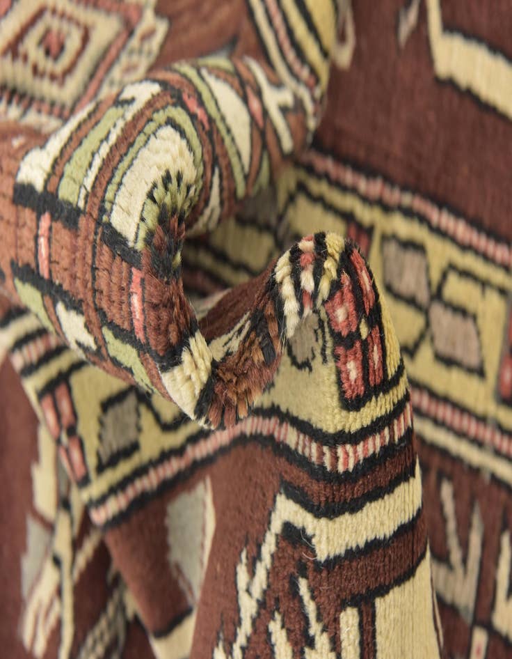 Detail image of  3' 8 x 5' 10  Hand Knotted Anatolian Oriental Wool Rug