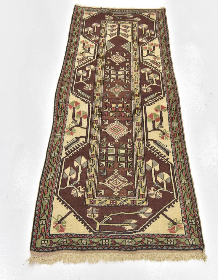 Detail image of  3' 8 x 5' 10  Hand Knotted Anatolian Oriental Wool Rug