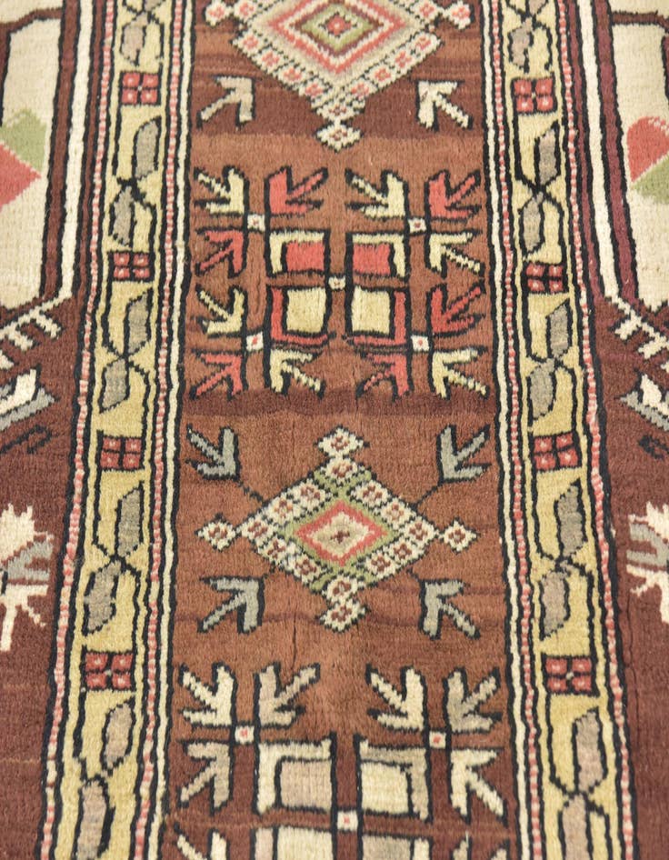 Detail image of  3' 8 x 5' 10  Hand Knotted Anatolian Oriental Wool Rug
