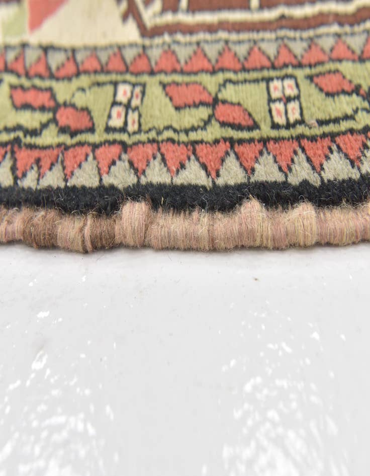 Detail image of  3' 8 x 5' 10  Hand Knotted Anatolian Oriental Wool Rug