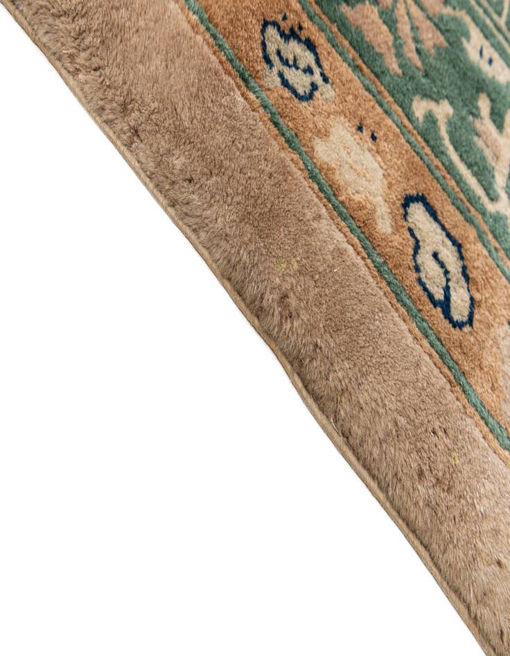 Detail image of  7' 5 x 9' 10  Hand Knotted Antique Finish Wool Rug