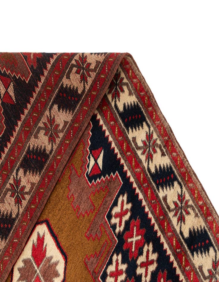 Detail image of  3' 7 x 6'  Hand Knotted Balouch Oriental Wool Rug