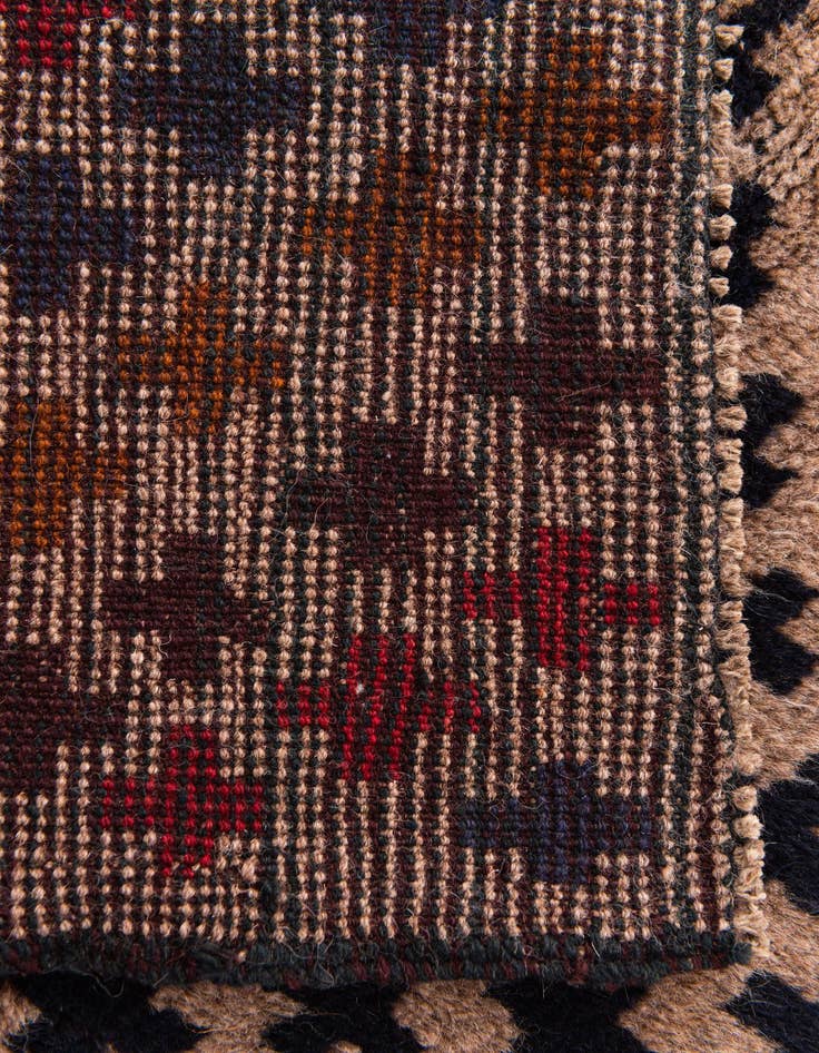 Detail image of  3' x 4' 3  Hand Knotted Balouch Persian Wool Rug