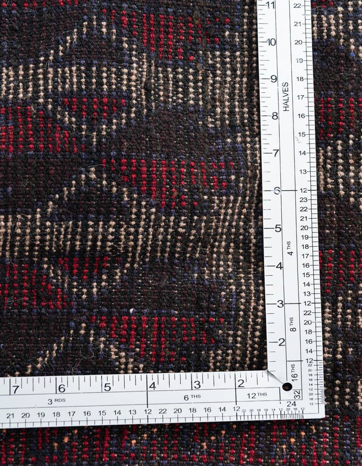 Detail image of  2' 10 x 4' 5  Hand Knotted Balouch Persian Wool Rug