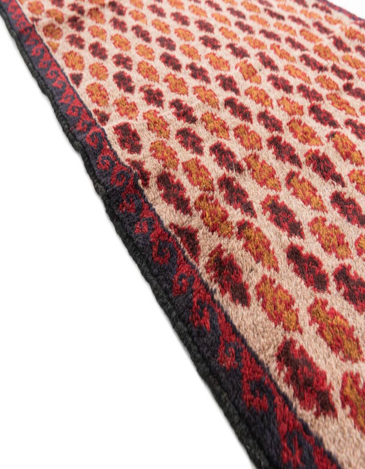 Detail image of  2' 10 x 4' 7  Hand Knotted Balouch Persian Wool Rug