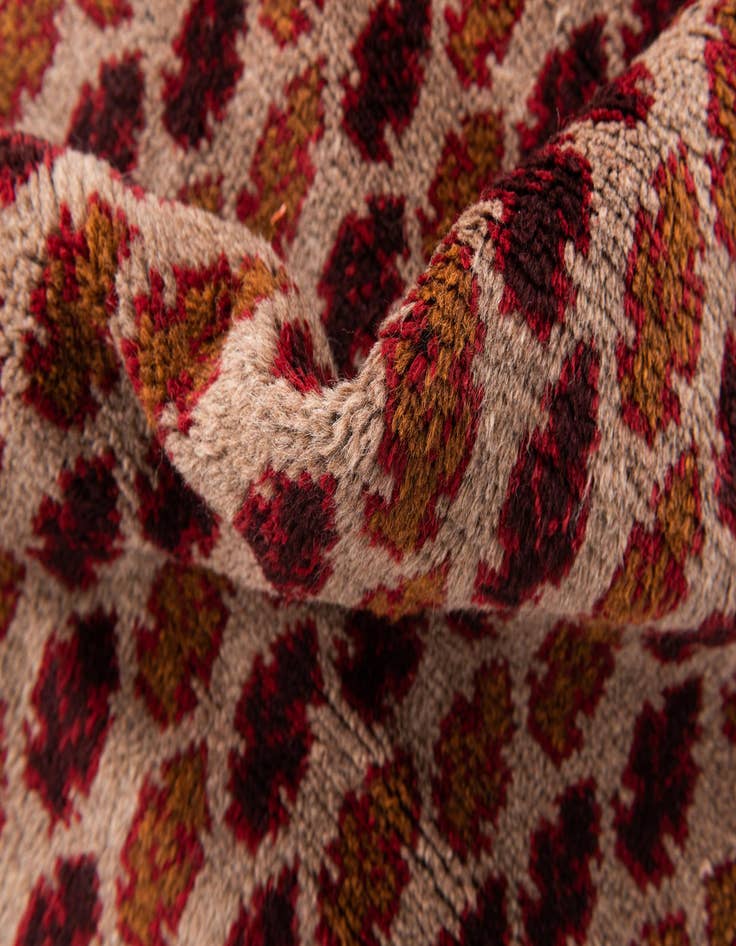 Detail image of  2' 10 x 4' 7  Hand Knotted Balouch Persian Wool Rug