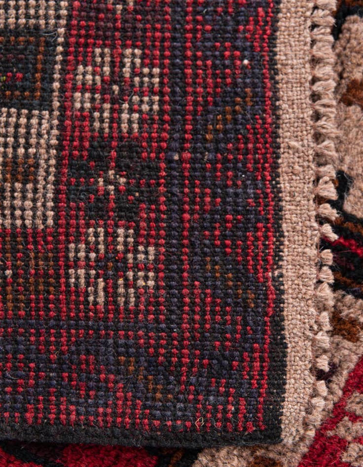 Detail image of  2' 9 x 4' 9  Hand Knotted Balouch Persian Wool Rug