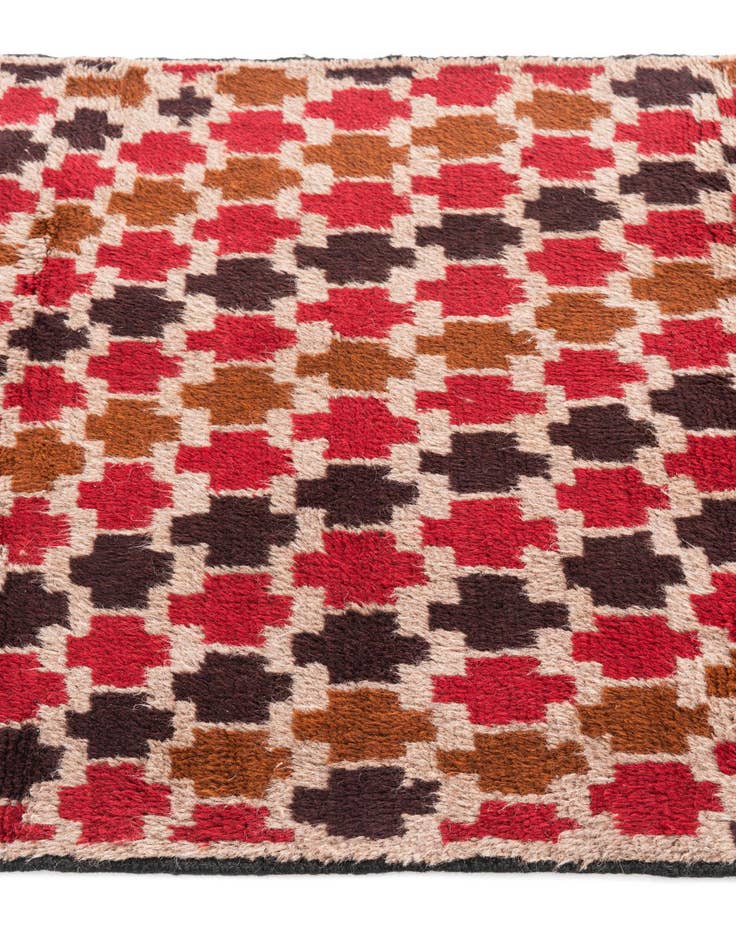 Detail image of  2' 9 x 4' 8  Hand Knotted Balouch Persian Wool Rug
