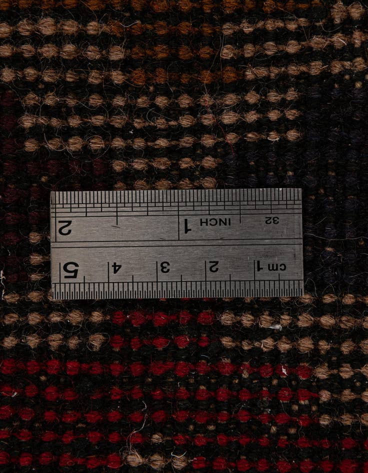 Detail image of  2' 10 x 4' 5  Hand Knotted Balouch Persian Wool Rug