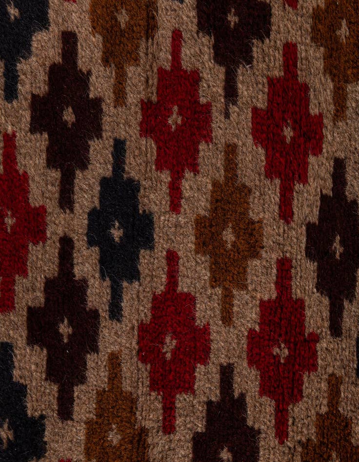 Detail image of  2' 10 x 4' 5  Hand Knotted Balouch Persian Wool Rug