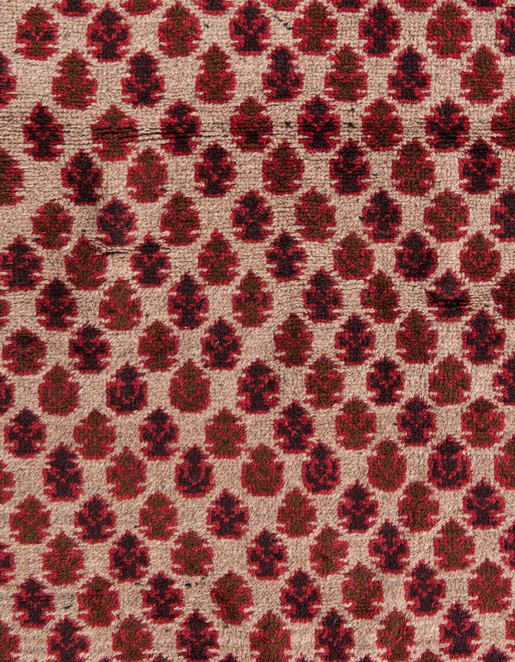 Detail image of  2' 10 x 4' 7  Hand Knotted Balouch Persian Wool Rug