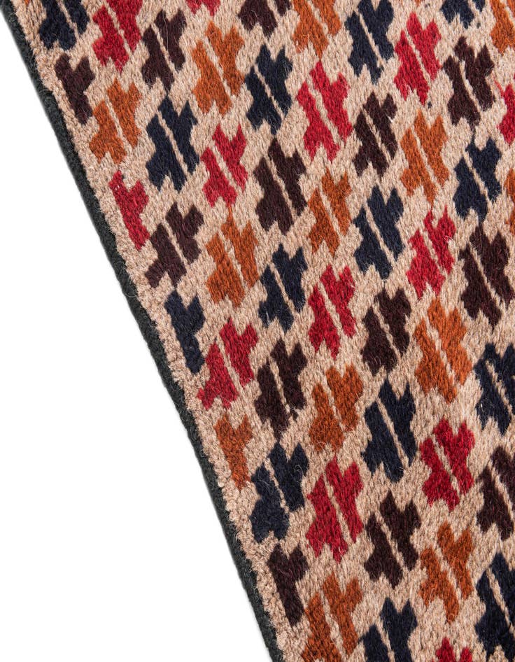 Detail image of  2' 10 x 4' 5  Hand Knotted Balouch Persian Wool Rug