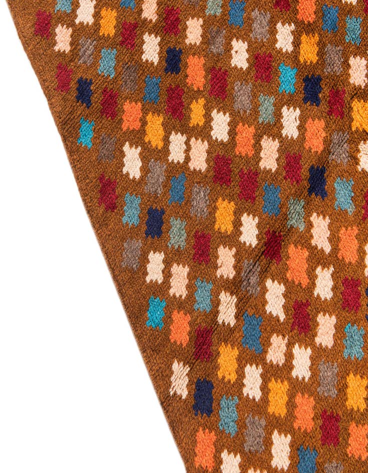 Detail image of  3' 8 x 6'  Hand Knotted Balouch Wool Rug