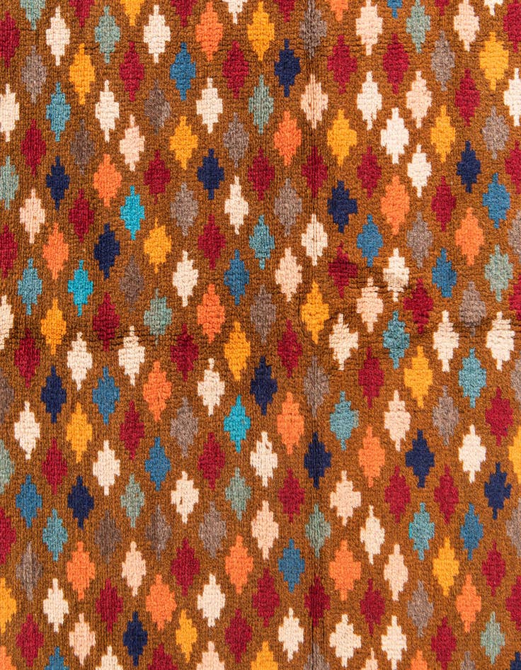 Detail image of  3' 8 x 6'  Hand Knotted Balouch Wool Rug