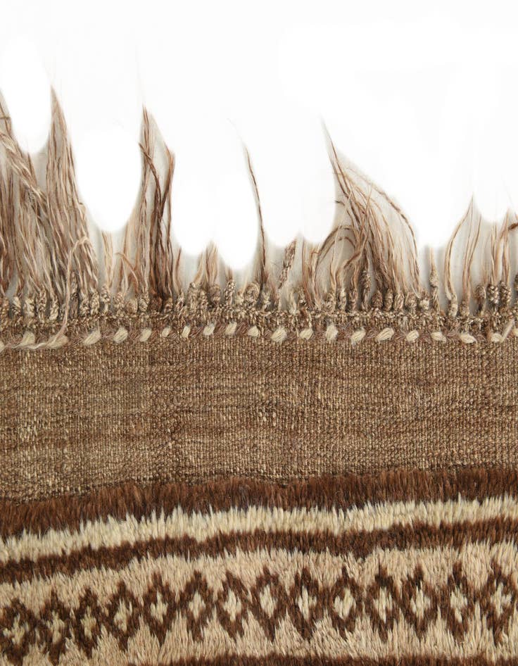 Detail image of  5' x 7' 7  Hand Knotted Balouch Wool Rug