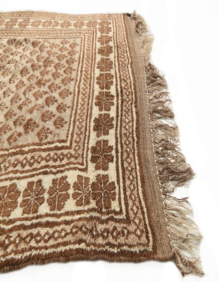 Detail image of  5' x 7' 7  Hand Knotted Balouch Wool Rug