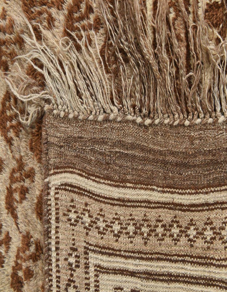 Detail image of  5' x 7' 7  Hand Knotted Balouch Wool Rug