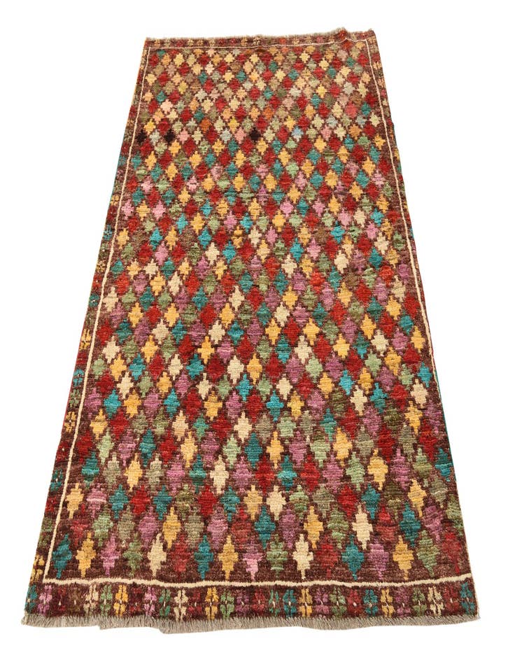 Detail image of  4' 9 x 6' 6  Hand Knotted Balouch Wool Rug