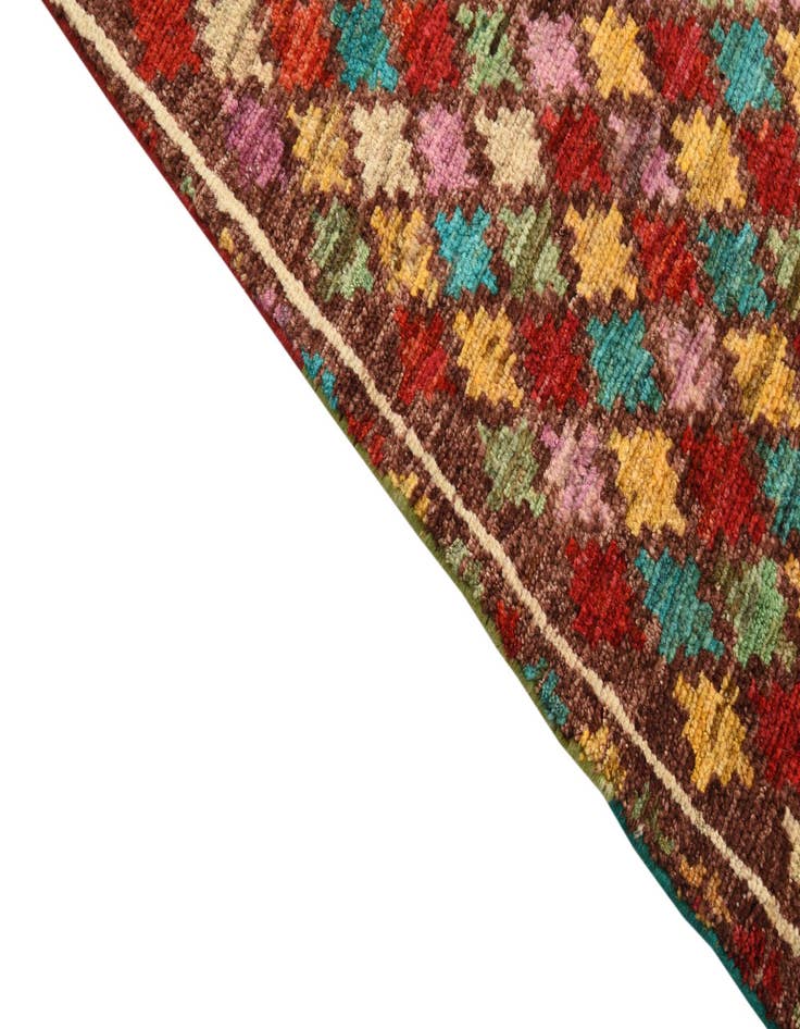 Detail image of  4' 9 x 6' 6  Hand Knotted Balouch Wool Rug