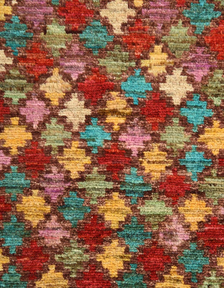 Detail image of  4' 9 x 6' 6  Hand Knotted Balouch Wool Rug