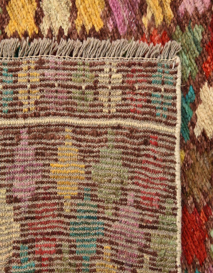 Detail image of  4' 9 x 6' 6  Hand Knotted Balouch Wool Rug