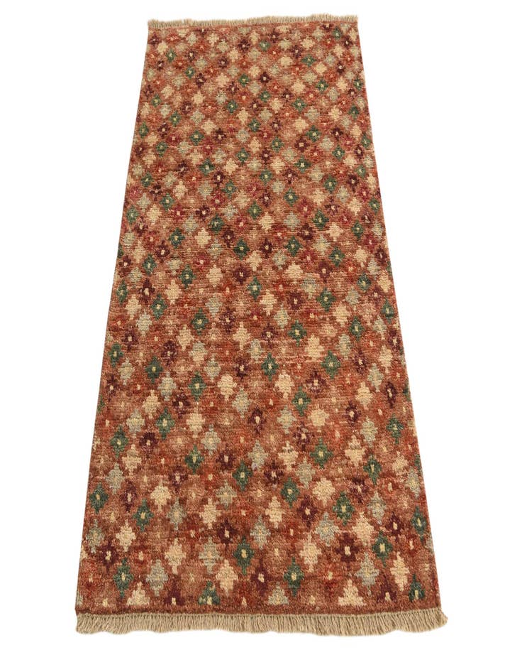 Detail image of  3' 1 x 5'  Hand Knotted Balouch Wool Rug