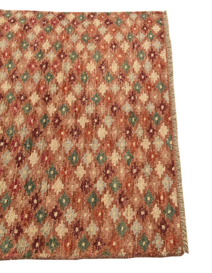 Detail image of  3' 1 x 5'  Hand Knotted Balouch Wool Rug