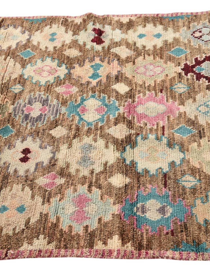 Detail image of  4' x 6'  Hand Knotted Balouch Wool Rug