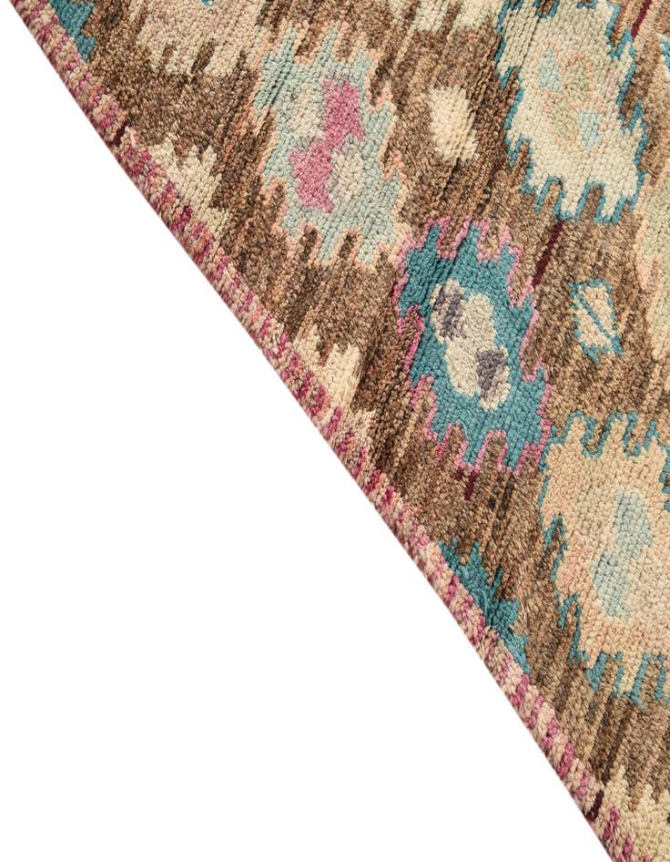 Detail image of  4' x 6'  Hand Knotted Balouch Wool Rug