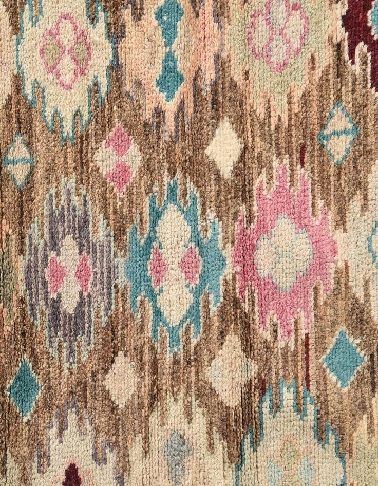 Detail image of  4' x 6'  Hand Knotted Balouch Wool Rug