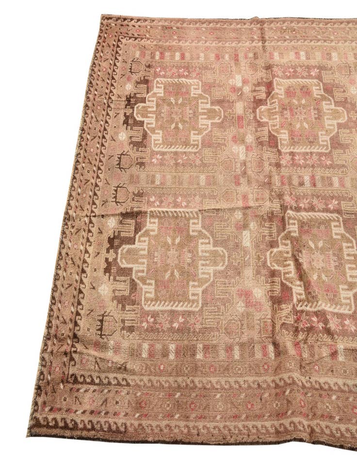 Detail image of  3' 10 x 5' 3  Hand Knotted Balouch Persian Wool Rug