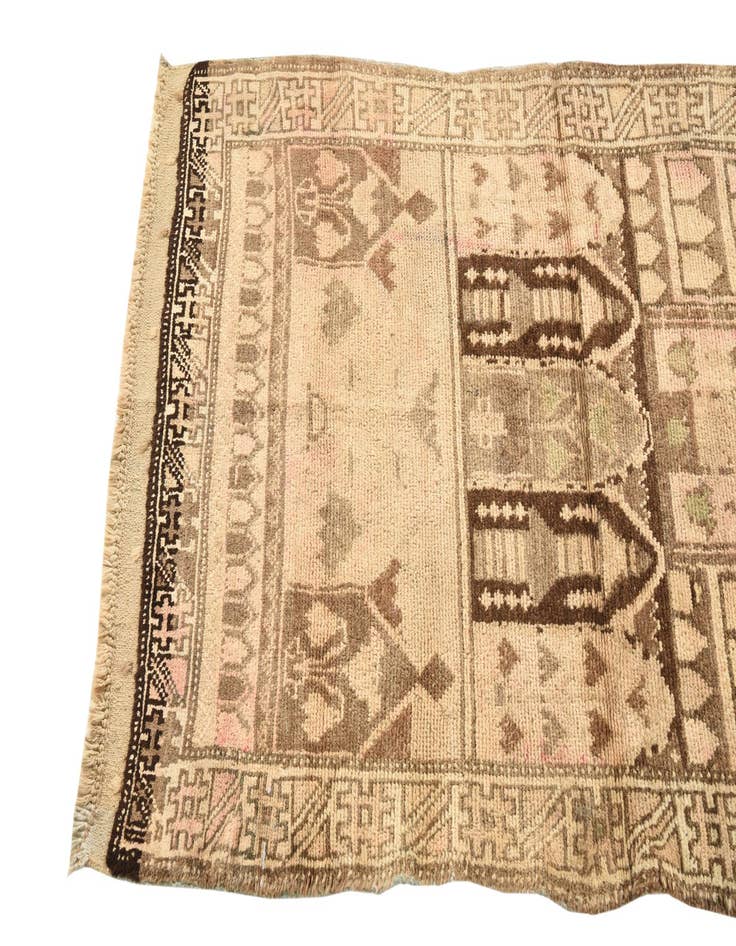 Detail image of  2' 10 x 4' 8  Hand Knotted Balouch Persian Wool Rug