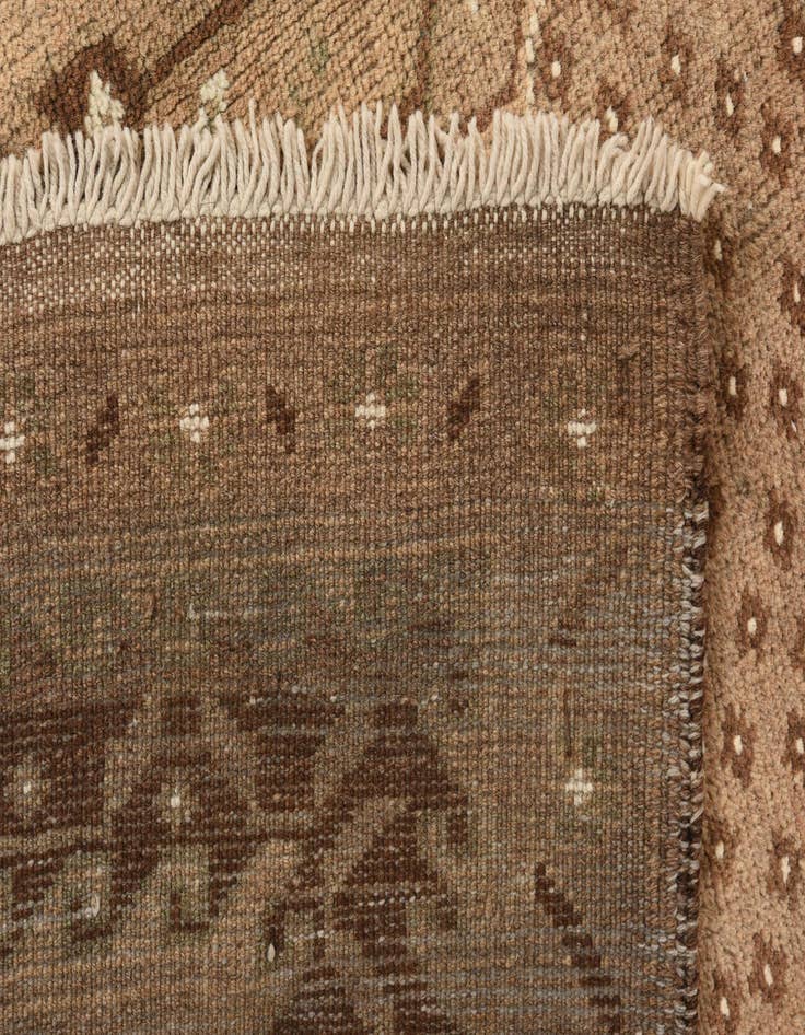 Detail image of  3' 8 x 6'  Hand Knotted Balouch Persian Wool Rug