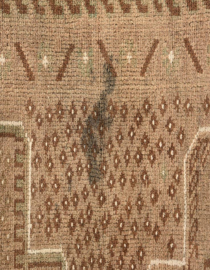 Detail image of  3' 8 x 6'  Hand Knotted Balouch Persian Wool Rug