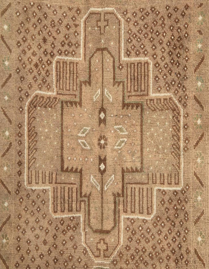 Detail image of  3' 8 x 6'  Hand Knotted Balouch Persian Wool Rug