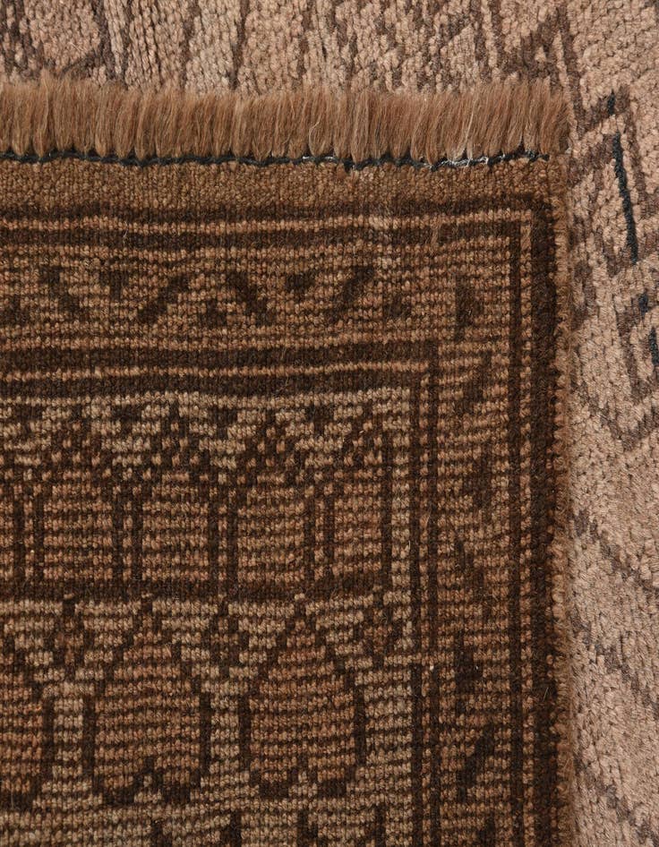 Detail image of  3' 2 x 4' 10  Hand Knotted Balouch Persian Wool Rug