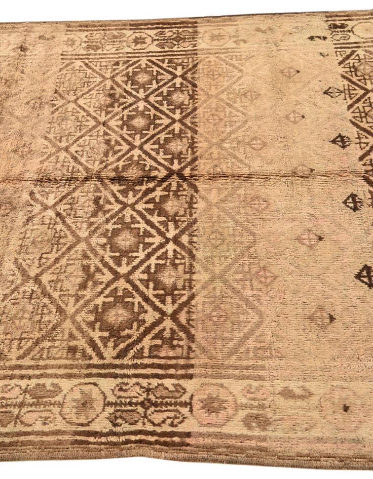 Detail image of  5' x 7' 5  Hand Knotted Balouch Persian Wool Rug