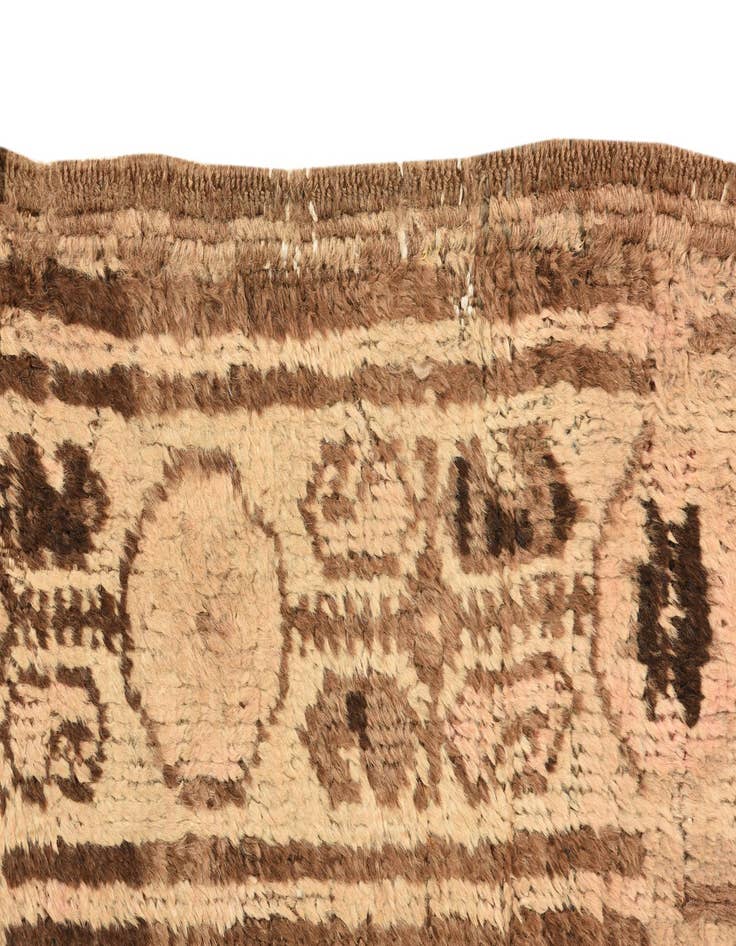 Detail image of  5' x 7' 5  Hand Knotted Balouch Persian Wool Rug