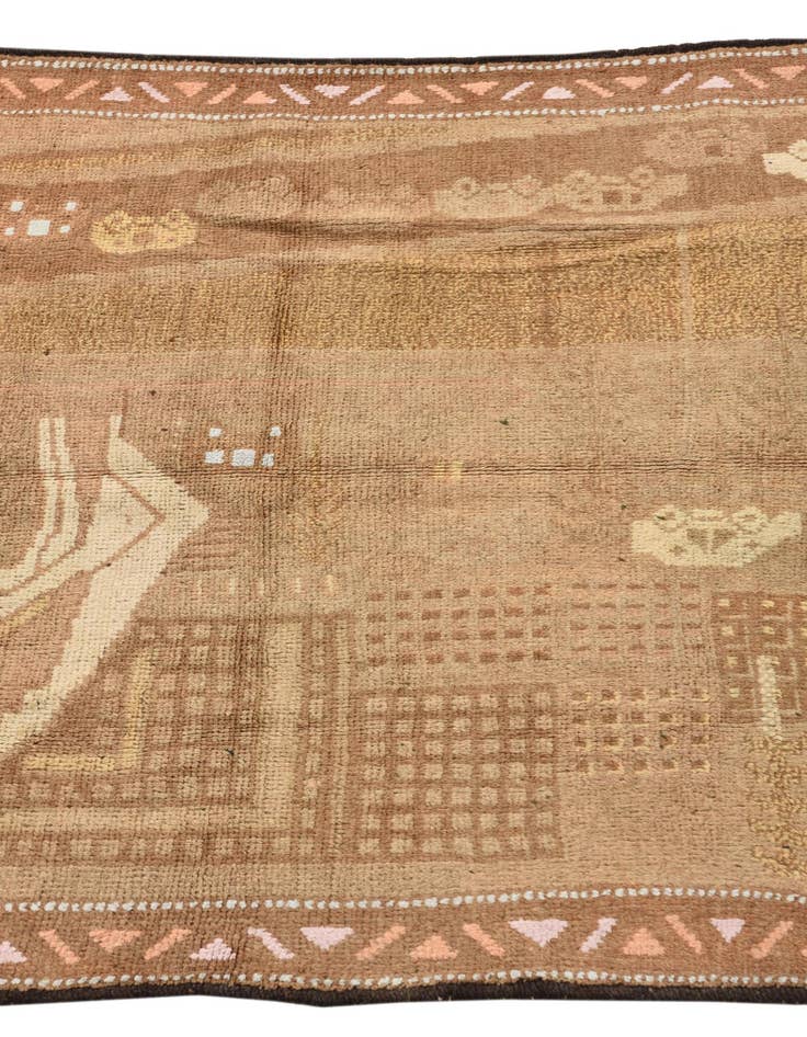 Detail image of  2' 8 x 4' 5  Hand Knotted Balouch Persian Wool Rug