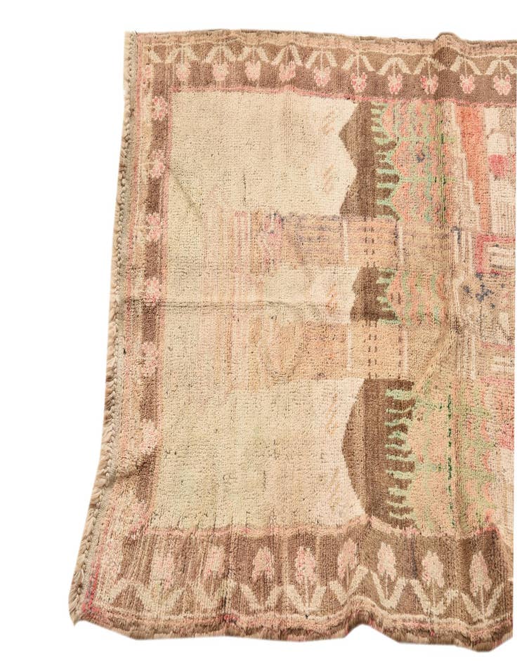 Detail image of  2' 6 x 4' 2  Hand Knotted Balouch Persian Wool Rug