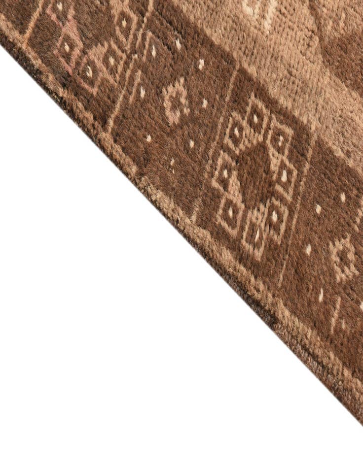 Detail image of  3' 2 x 4' 5  Hand Knotted Balouch Persian Wool Rug