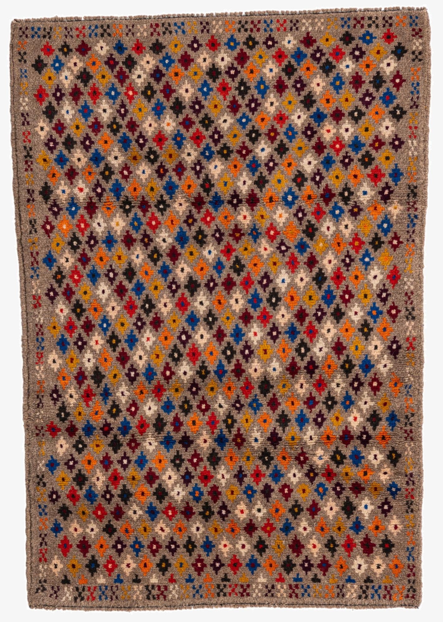  3' x 4' 3  Hand Knotted Balouch Wool Rug