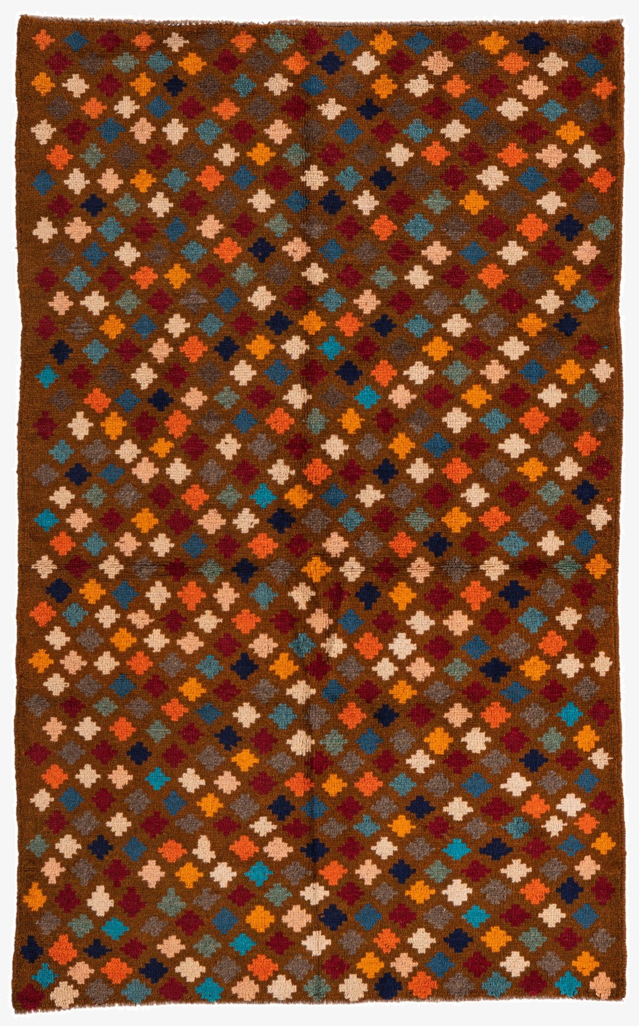  3' 8 x 6'  Hand Knotted Balouch Wool Rug