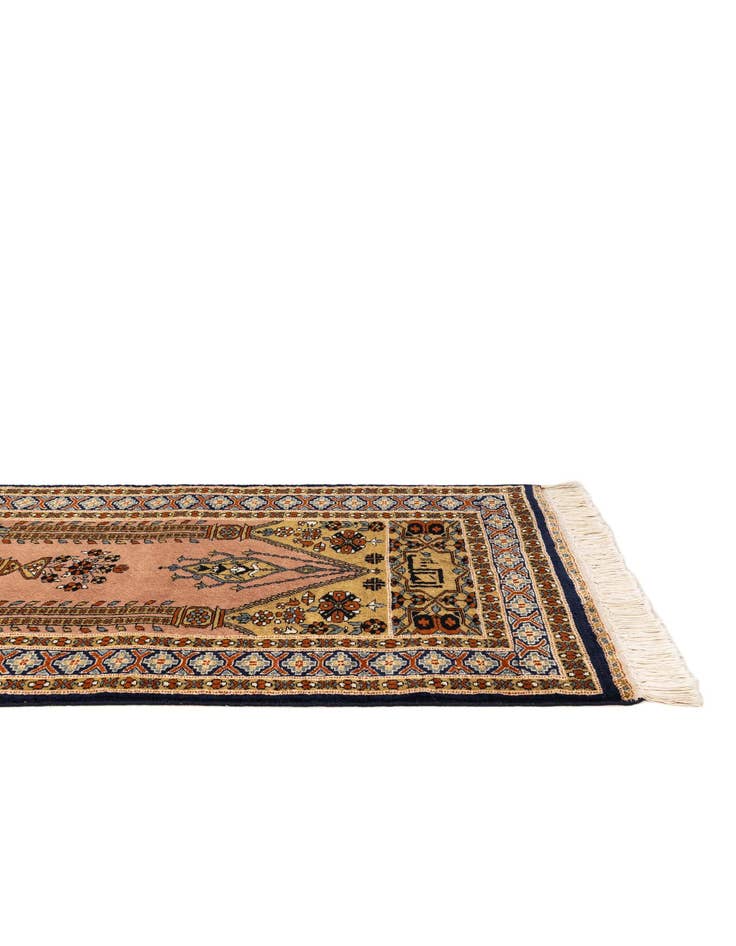 Detail image of  2' 8 x 4' 3  Hand Knotted Bokhara Oriental Wool Rug